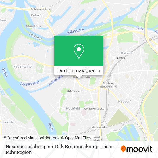 Havanna Duisburg Inh. Dirk Bremmenkamp Karte