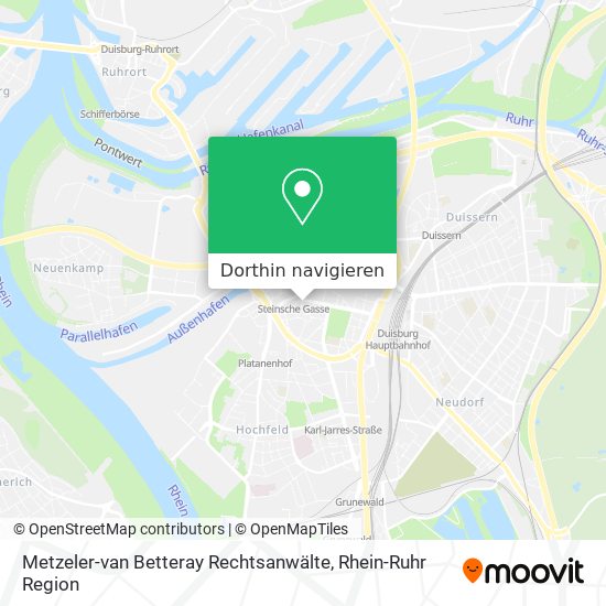 Metzeler-van Betteray Rechtsanwälte Karte