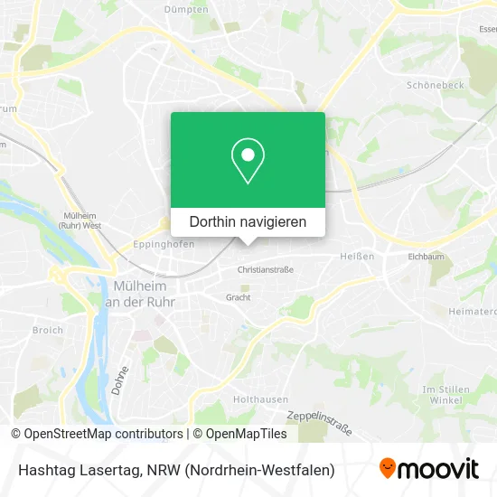 Hashtag Lasertag Karte