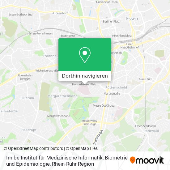 Imibe Institut für Medizinische Informatik, Biometrie und Epidemiologie Karte