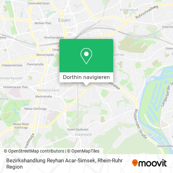 Bezirkshandlung Reyhan Acar-Simsek Karte