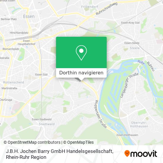 J.B.H. Jochen Barry GmbH Handelsgesellschaft Karte