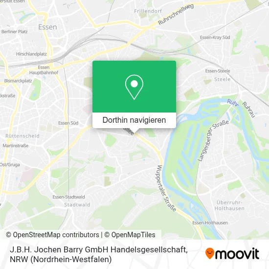 J.B.H. Jochen Barry GmbH Handelsgesellschaft Karte