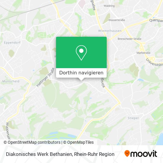 Diakonisches Werk Bethanien Karte