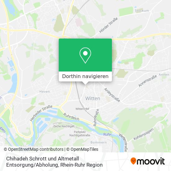 Chihadeh Schrott und Altmetall Entsorgung / Abholung Karte