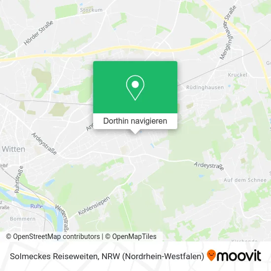 Solmeckes Reiseweiten Karte