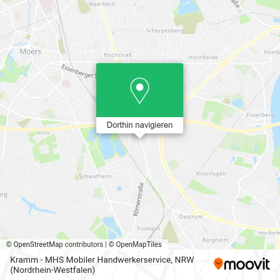 Kramm - MHS Mobiler Handwerkerservice Karte