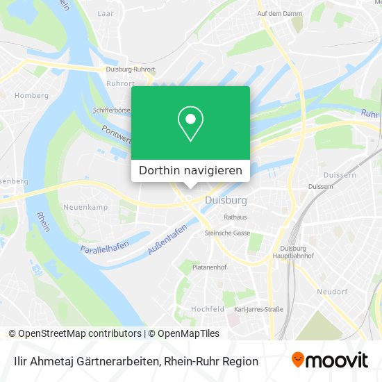 Ilir Ahmetaj Gärtnerarbeiten Karte