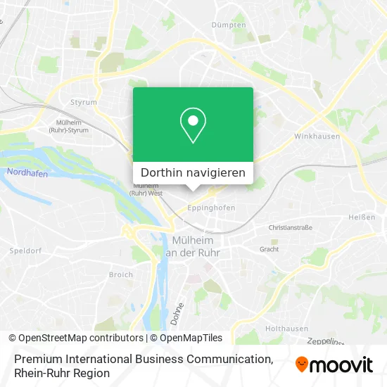 Premium International Business Communication Karte