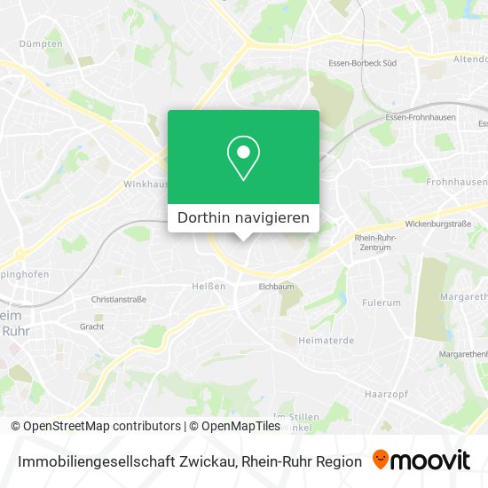 Immobiliengesellschaft Zwickau Karte