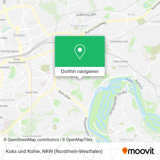 Koks und Kohle Karte