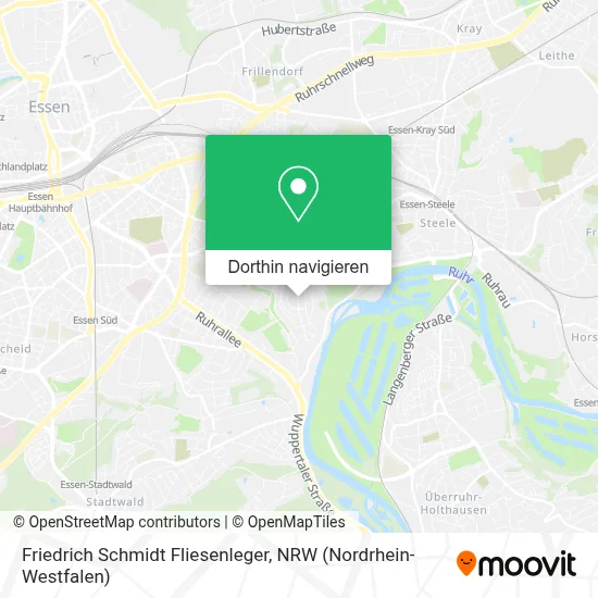 Friedrich Schmidt Fliesenleger Karte