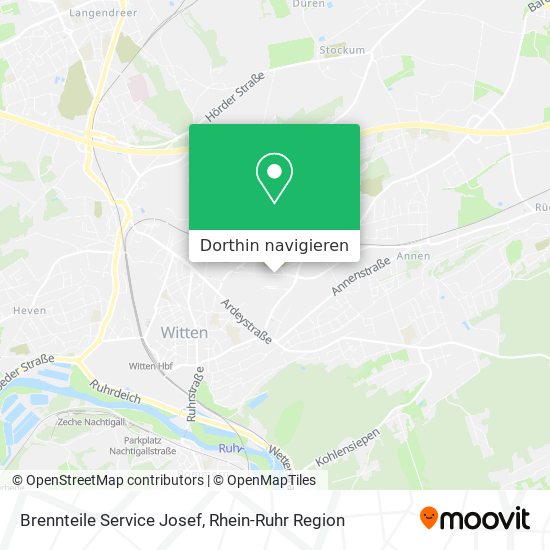 Brennteile Service Josef Karte