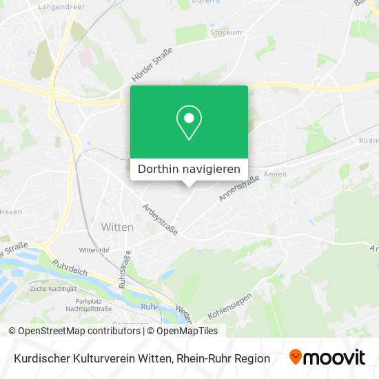 Kurdischer Kulturverein Witten Karte
