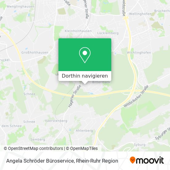 Angela Schröder Büroservice Karte
