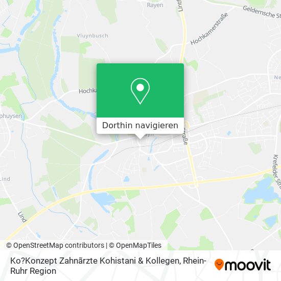 Ko?Konzept Zahnãrzte Kohistani & Kollegen Karte