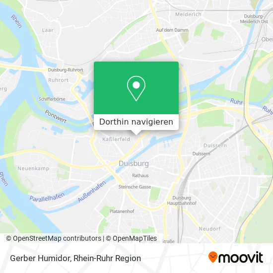 Gerber Humidor Karte