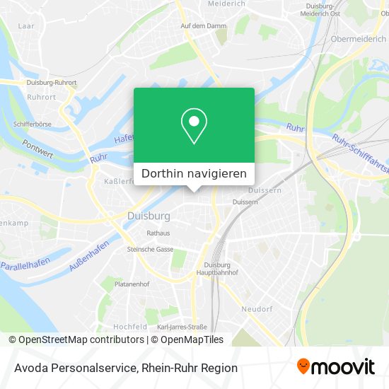 Avoda Personalservice Karte