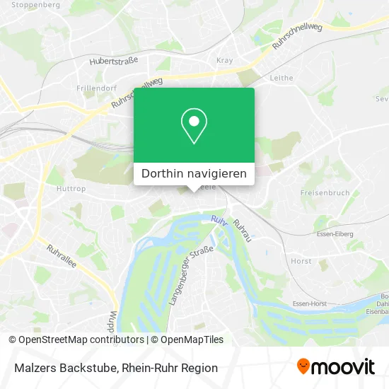 Malzers Backstube Karte