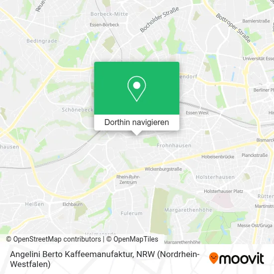 Angelini Berto Kaffeemanufaktur Karte