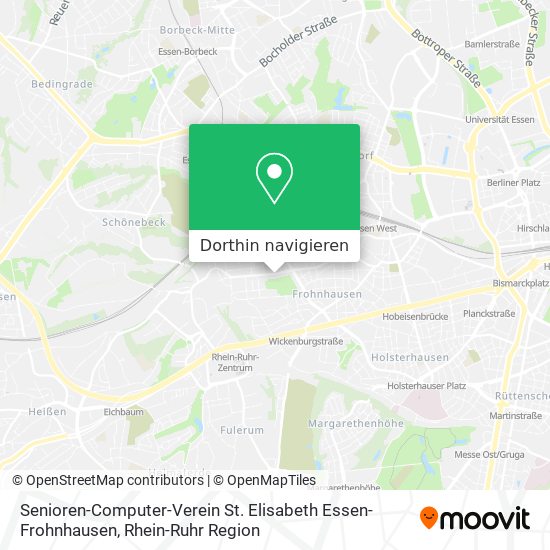 Senioren-Computer-Verein St. Elisabeth Essen-Frohnhausen Karte