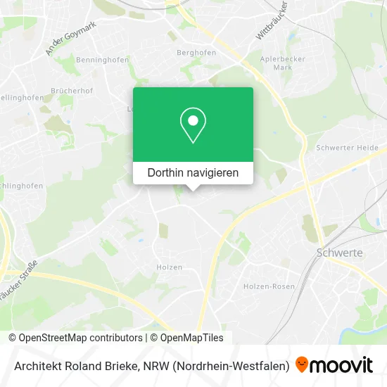 Architekt Roland Brieke Karte