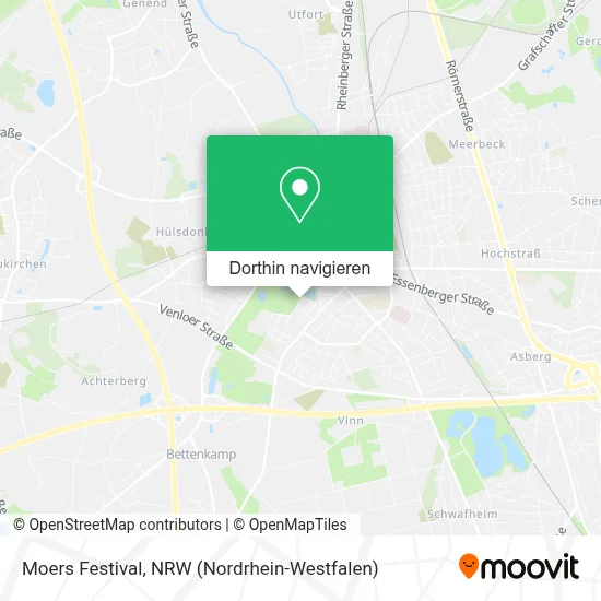 Moers Festival Karte