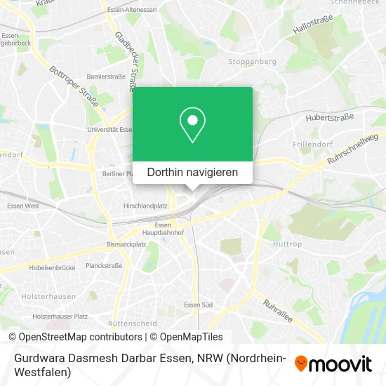 Gurdwara Dasmesh Darbar Essen Karte