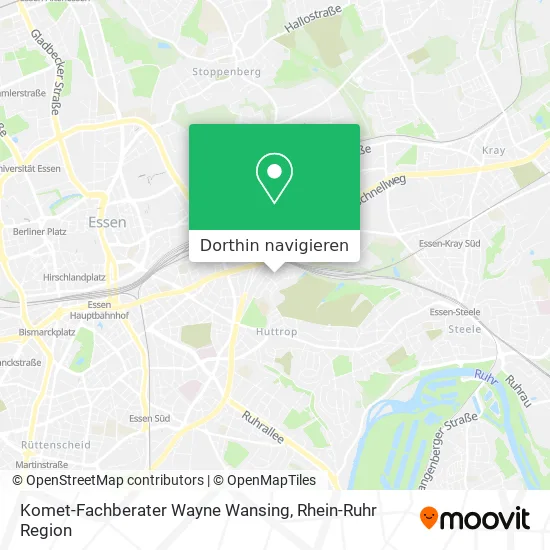 Komet-Fachberater Wayne Wansing Karte