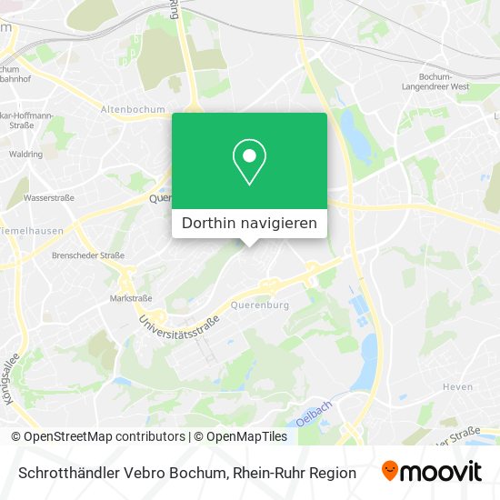 Schrotthändler Vebro Bochum Karte