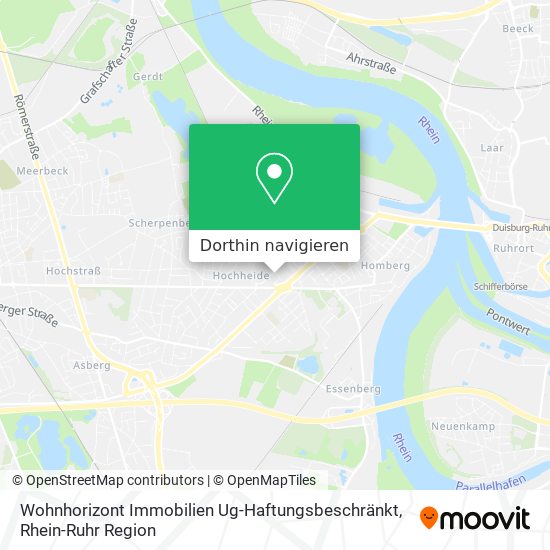 Wohnhorizont Immobilien Ug-Haftungsbeschränkt Karte