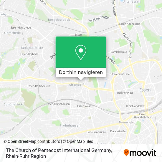 The Church of Pentecost International Germany Karte