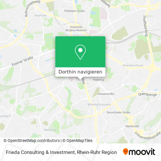 Frieda Consulting & Investment Karte