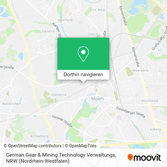 German Gear & Mining Technology Verwaltungs Karte