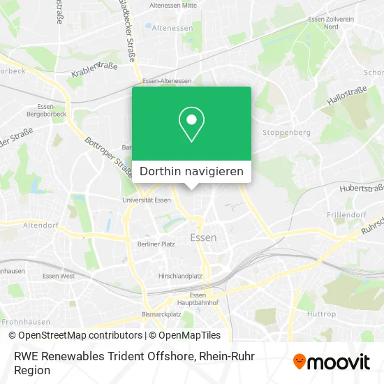 RWE Renewables Trident Offshore Karte