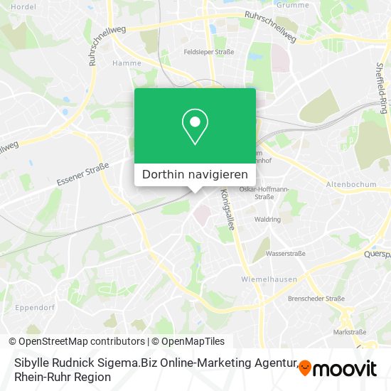 Sibylle Rudnick Sigema.Biz Online-Marketing Agentur Karte