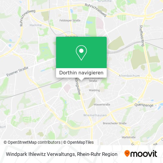 Windpark Ihlewitz Verwaltungs Karte