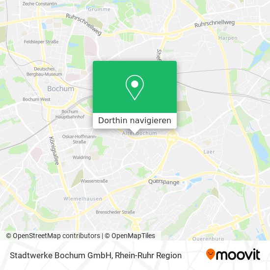 Stadtwerke Bochum GmbH Karte