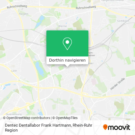 Dentec Dentallabor Frank Hartmann Karte