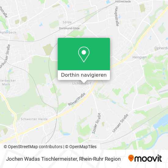 Jochen Wadas Tischlermeister Karte