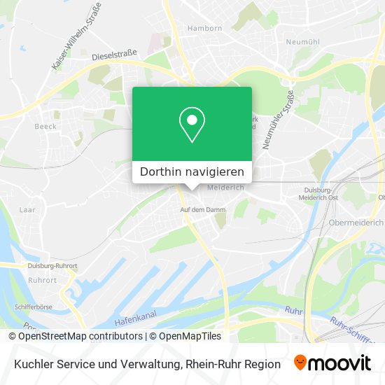 Kuchler Service und Verwaltung Karte