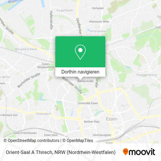 Orient-Saal A Thirech Karte