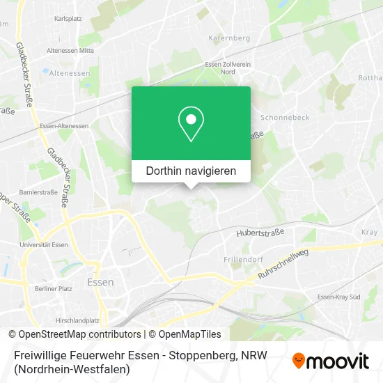 Freiwillige Feuerwehr Essen - Stoppenberg Karte