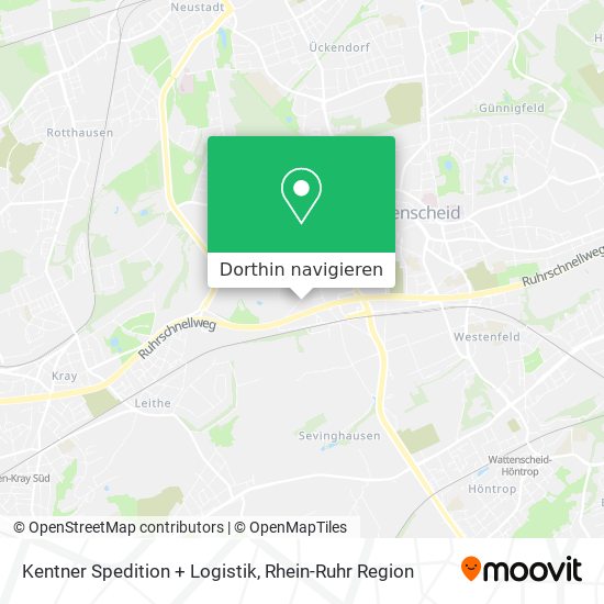Kentner Spedition + Logistik Karte