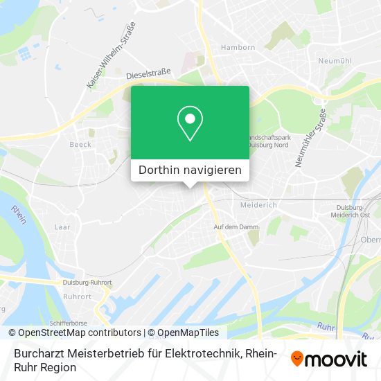 Burcharzt Meisterbetrieb für Elektrotechnik Karte