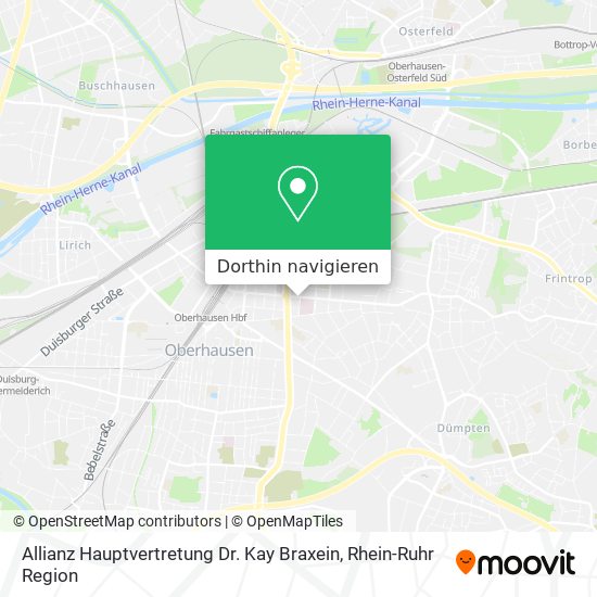 Allianz Hauptvertretung Dr. Kay Braxein Karte