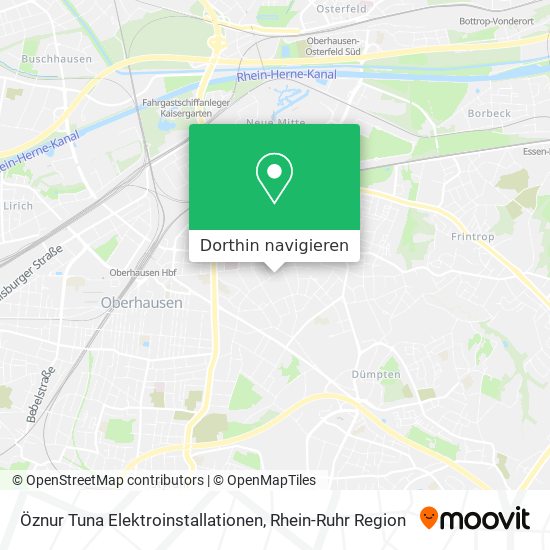 Öznur Tuna Elektroinstallationen Karte