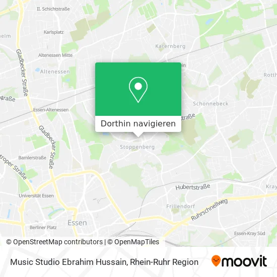 Music Studio Ebrahim Hussain Karte