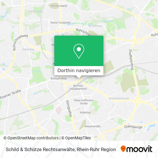 Schild & Schütze Rechtsanwälte Karte
