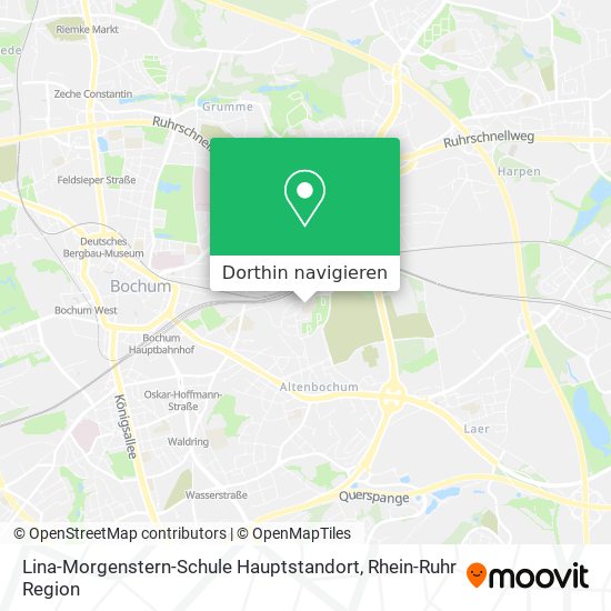 Lina-Morgenstern-Schule Hauptstandort Karte